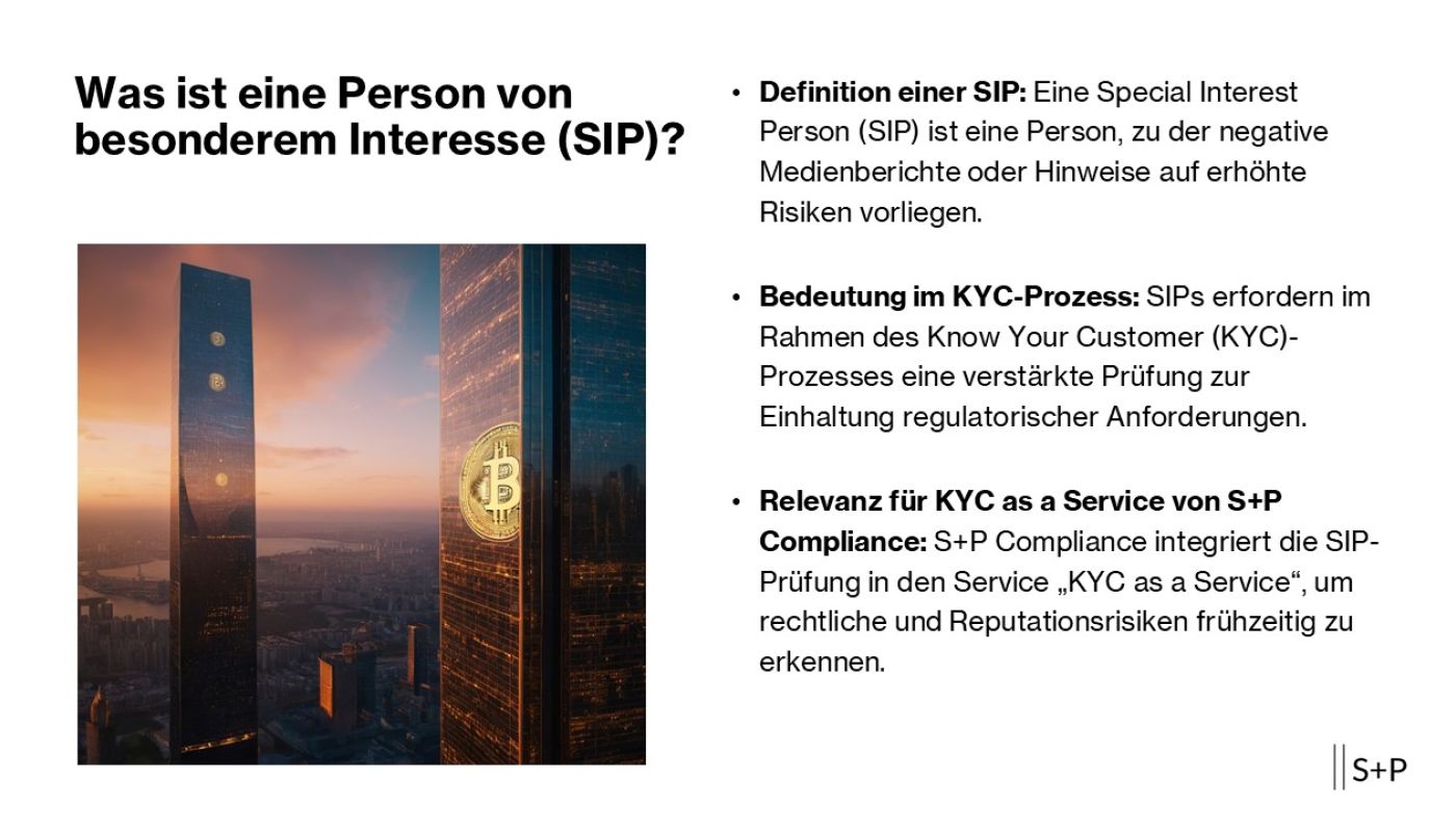 Was ist eine Person von besonderem Interesse (SIP)? Was ist eine Person von besonderem Interesse (SIP)?